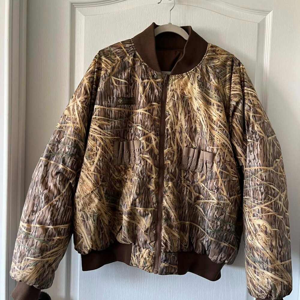 Vintage Columbia Reversible Insulated Hunting Jacket Men's size XL